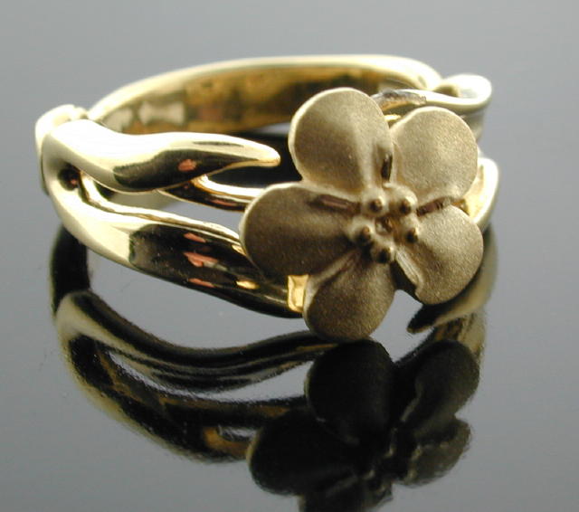 Forget-Me-Not "Branches" Ring